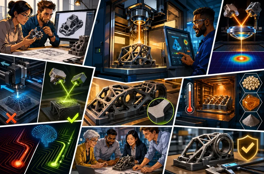 What ensures precision in industrial 3D print?